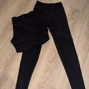 DEVON WINDSOR Black Leggings and Top Set